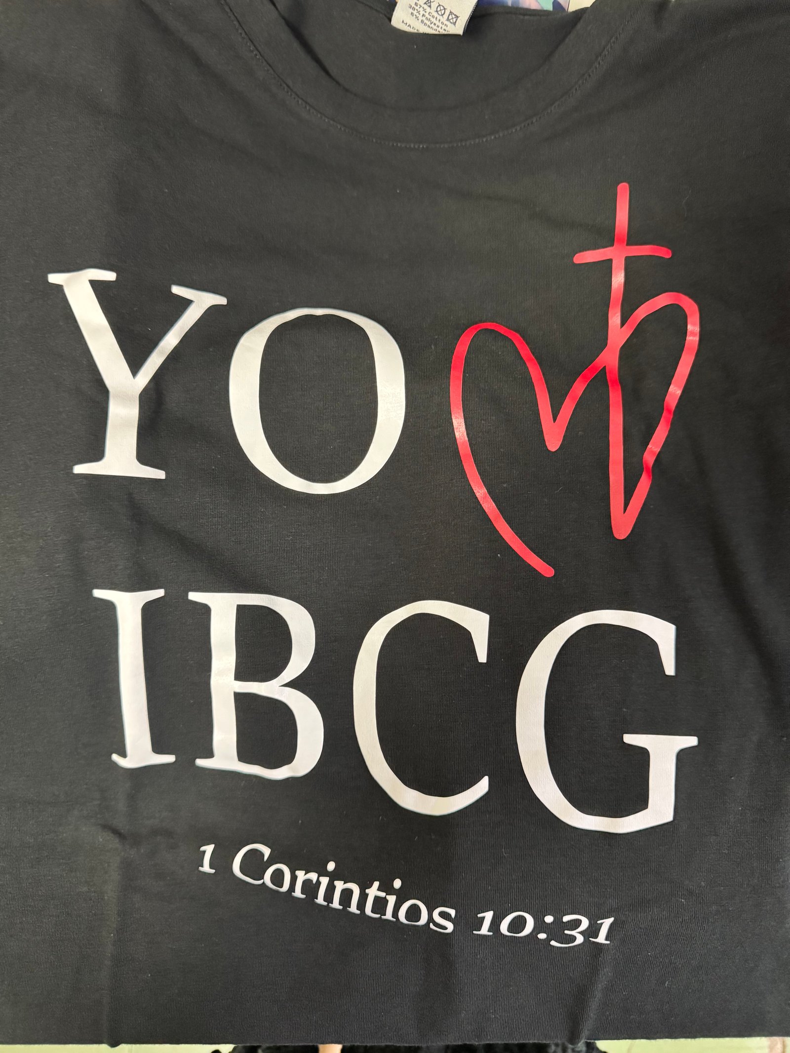 Tshirt yo amo IBCG 